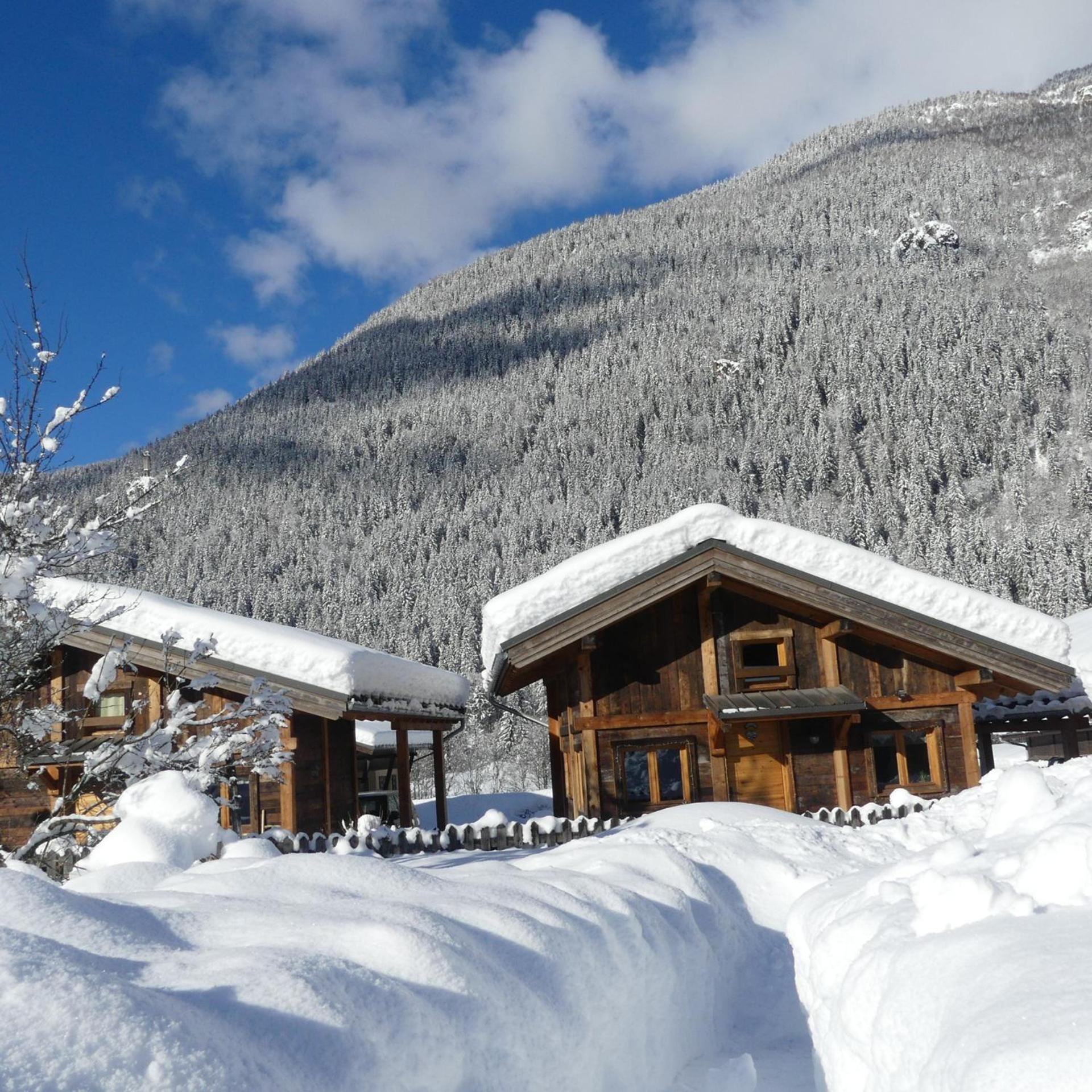 Les Chalets du Bonheur Les Houches Eksteriør billede